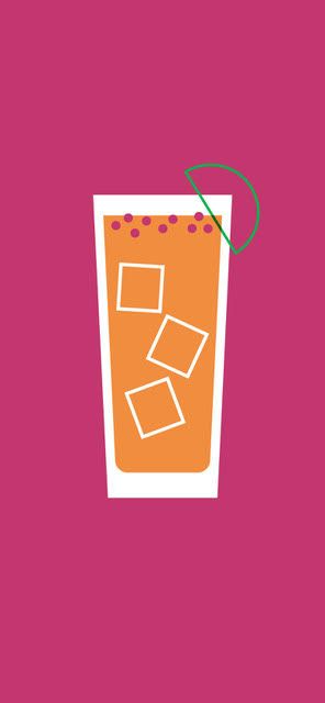 An animation of the Paloma Rosa cocktail